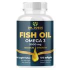 Suplemento de óleo de peixe do Dr. JOEL Omega 3 5000 mg de alto DHA 2000 mg