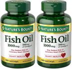 Suplemento de óleo de peixe Nature's Bounty 1000 mg 240 cápsulas gelatinosas