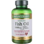 Suplemento de óleo de peixe Nature's Bounty 2400 mg de força dupla