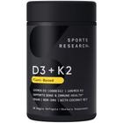 Suplemento de Pesquisa Esportiva Vitamina D3 vegana + K2 5000IU - Sports Research