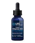 Suplemento de vitamina D Life Extension Liquid D3 50mcg (2.000 UI)