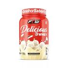 Suplemento Delicious 3 Whey FTW 900g Sabor Beijinho de Coco