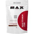 Suplemento em pó Max Titanium Mass Titanium Refil 17500 carboidratos Mass Titanium Refil 17500 em sachê de 3kg