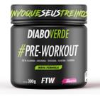 Suplemento Em Pó Pre Treino Pre Workout Pote 300g DIABO VERDE - FTW