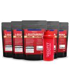 Suplemento em Pó Red Fit Nutrition 100% Puro Importado C/ Laudo Kit L-Glutamina 150g ( 5 Unidades )