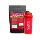 Suplemento em Pó Red Fit Nutrition 100% Puro Importado C/ Laudo L-Glutamina 1Kg
