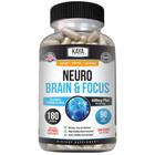 Suplemento Kaya Naturals Neuro Brain Memory Focus 180 cápsulas