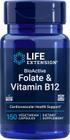 Suplemento Life Extension BioActive Folato e Vitamina B12 150 Cápsulas