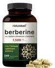 Suplemento Naturebell Berberine 1500 Mg Com Canela De Ceilão