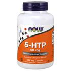 Suplemento NOW 5-HTP (5-hidroxitriptofano) 50 mg 180 cápsulas vegetais