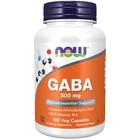 Suplemento NOW Foods GABA (ácido gama-aminobutírico) 500 mg