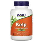 Suplemento NOW Foods Kelp 325 mcg de iodo natural 250 cápsulas