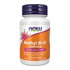 Suplemento NOW Metil B12 (Metilcobalamina) 5000 mcg - 60 Pastilhas