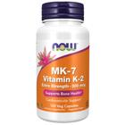 Suplemento NOW MK-7 de vitamina K-2 300mcg 120 cápsulas vegetais