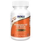 Suplemento NOW Probiotic-10 - 60 Cápsulas Vegetais com 100 Bilhões de UFCs