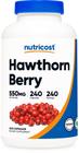 Suplemento Nutricost Hawthorn Berry Capsules 550 mg 240 ct