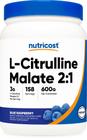 Suplemento Nutricost L-Citrulina Malato 2:1 600g de framboesa azul