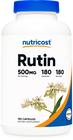 Suplemento Nutricost Rutin 500mg 180 cápsulas sem glúten