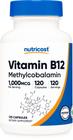 Suplemento Nutricost Vitamina B12 1000mcg 120 cápsulas