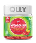 Suplemento OLLY Metabolism Gummy Rings, sabor maçã, 30 unidades