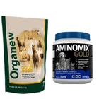 Suplemento Organew 1kg + Aminomix Gold 500g Cães E Gatos