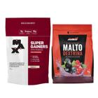 Suplemento para Aumento de Peso e Energia Massa Gainer 3kg + Maltodextrina 1kg