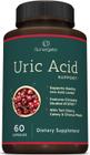 Suplemento Sunergetic Premium Uric Acid Support 60 cápsulas