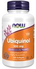 Suplemento Ubiquinol 120 Cápsulas Gel da Now Foods