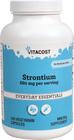 Suplemento Vitacost Strontium 680mg 240 cápsulas vegetarianas