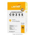 Suplemento Vitaminas Minerais CDZSE Imunidade 30un Lavitan