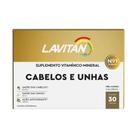 Suplemento Vitaminas Minerais Lavitan Cabelos Unhas 30 Dias