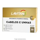 Suplemento Vitamínico Cabelos e Unhas 30 Cápsulas - Lavitan