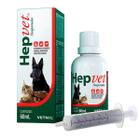 Suplemento Vitamínico Hepvet para Cães e Gatos Suspensão Vetnil 60ml