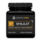 Suplemento Youtheory Masculino Shilajit 250 mg 60 cápsulas vegetarianas