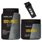 Suplementos Para Ganho de Massa Muscular Whey Protein 900g + Creatina - Probiotica