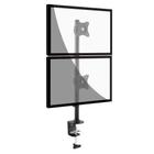 Suporte 2 Monitores Vertical Com Morsa V1224C - Central Suportes