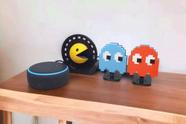 Suporte alusivo ao Pac-man compativel com Alexa Echo Dot 3 - Decoração E Presente