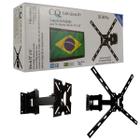 Suporte Articulado com 4 movimentos para Smart TV 50" Samsung Crystal 4K TU8000 - Cab Quality