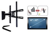 Suporte Articulado para TV LED, LCD, Plasma, 3D e Smart TV de 10" a 70" Brasforma