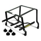 Suporte Baú 80 135L Cromo Forte Desmontável Motos Nxr 160 Bros Xre 190