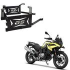 Suporte Baú Lateral Chapa F 750 GS Preto Bráz Acessórios