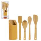 Suporte C/ Utencilios Bambu C/4 Pcs Art House