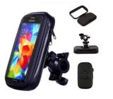 Suporte Capa Porta Celular GPS Guidão Bike Bicicleta Moto Case Impermeável 360 A Prova D Água