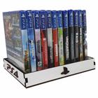 Suporte case Playstation Ps3 Ps4 Ps5 Para 12 Jogos Organizador universal