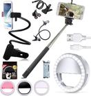 Suporte Celular Articulado Bastão Selfie Luz Led Ring Light - RioSul Store