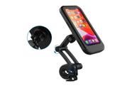 Suporte Com Capa Waterproof Para Celular 6,7 Moto Bicicleta - TOMATE