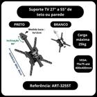 Suporte com inclinação para TV 32" a 55" de teto ou parede