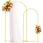 Suporte de Arco de Casamento Putros - Metal Dourado para Decoração