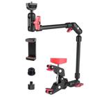 Suporte de câmera Magic Arm JINSUI 57 cm com suporte de telefone e braçadeira