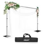 Suporte de fundo EMART Heavy Duty 3x3m ajustável preto